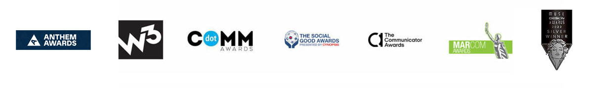 Logos of various awards